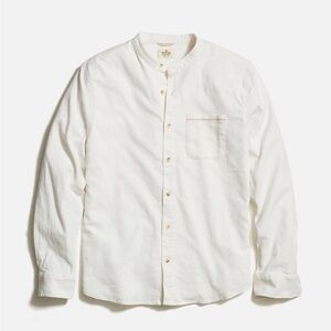 Marine Layer Banded Collar Stretch Selvage Shirt - NWT